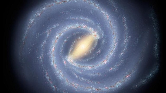 Konsep artis mengenai Galaksi Bima Sakti. (Foto: HO/NASA/AFP) Konsep artis mengenai Galaksi Bima Sakti. (Foto: HO/NASA/AFP)
