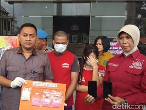 Pasangan Kekasih di Surabaya Edarkan Sabu dan Ekstasi Diringkus