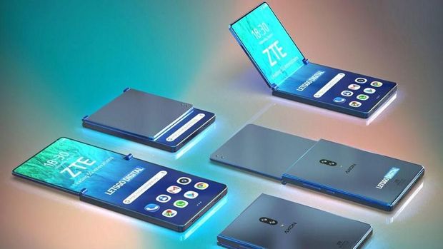 ZTE Juga Bikin Ponsel Layar Lipat?