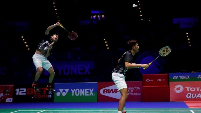 Fajar Alfian/Muhammad Rian Ardianto gagal ke final All England 2019 (Foto: Andrew Boyers/Action Images via Reuters) Fajar Alfian/Muhammad Rian Ardianto gagal ke final All England 2019 (Foto: Andrew Boyers/Action Images via Reuters)