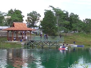 Foto: Bekas Tambang Disulap Jadi Tempat Wisata di Bangka