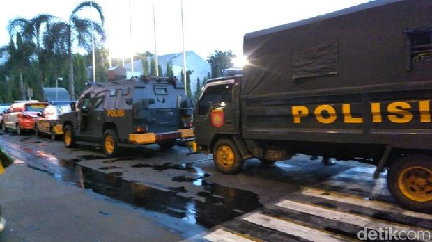 Lokasi konser dijaga ketat polisi/