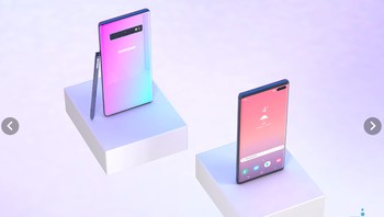 Kecantikan akan gambaran dari Galaxy Note 10 dilihat dari tampak depan dan belakang. Foto: Phone Arena