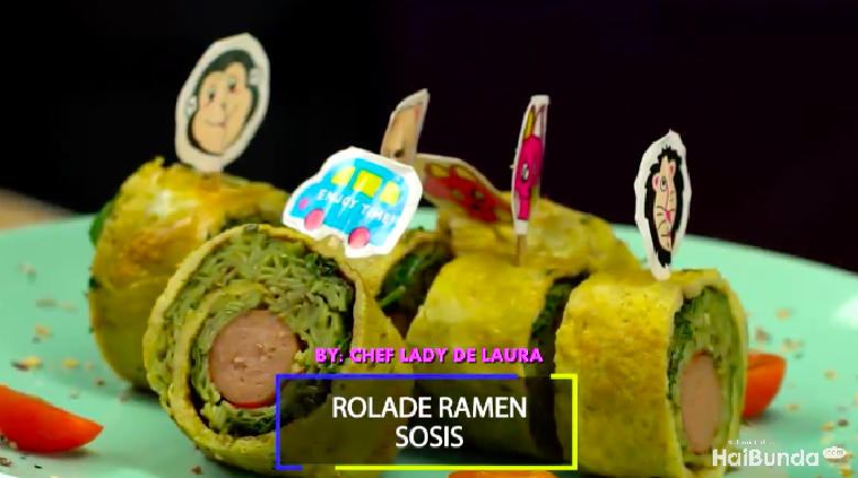 Rolade ramen sosis/ Foto: HaiBunda Rolade ramen sosis/ Foto: HaiBunda