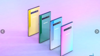 Beragam corak warna Galaxy Note 10 yang begitu berkilau. Foto: Phone Arena