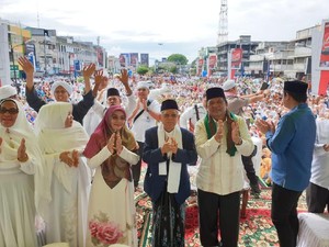 Kampanye di Sumut, Maruf Amin: Potensi Menang Sudah Kelihatan