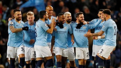 Hat-trick Sterling yang Kontroversial saat City Kalahkan Watford