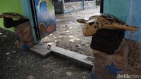 Penangkaran penyu ini milik Kawasan Taman Nasional Kepulauan Seribu, Seksi Wilayah II Pulau Harapan. 