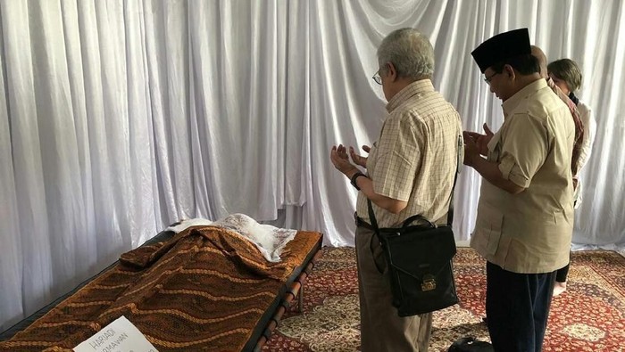 Ketua Dewan Penasihat Gerindra Hariadi Wafat, Prabowo Melayat