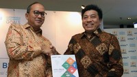 Hal itu disampaikan Ketua Umum Kadin Indonesia, Rosan P.Roeslani dalam acara CEO Breakfast Meeting di Menara Kadin, Jakarta, Senin (11/3/2019). Pool/Kadin.