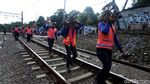 Perbaikan Kabel Listrik Dilakukan di Lokasi Kecelakaan KRL Jakarta-Bogor