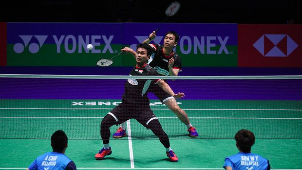 Ahsan/Hendra menyelamatkan wajah Indonesia di All England 2019.