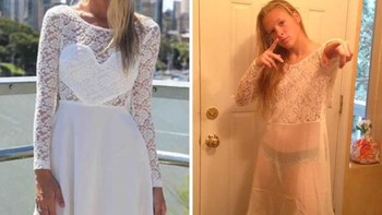 Jangan percaya begitu saja dengan cantiknya baju yang dikenakan sang model di etalase online shop. Ketika sampai dan dipakai, bisa saja jauh berbeda. (Foto: Boredpanda)