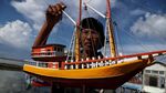 Ini Lho Kerajinan Kapal Kayu Idola Pengunjung Pulau Tidung