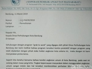 Angkot Protes Program ASN Bandung Wajib Ngantor Pakai Grab