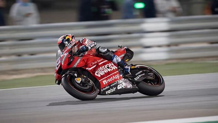 Dovizioso menang di MotoGP Qatar. (Foto: Mirco Lazzari gp/Getty Images)