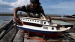 Ini Lho Kerajinan Kapal Kayu Idola Pengunjung Pulau Tidung