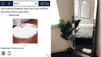 Buat para pembeli bacalah deskripsi dengan teliti. Beli karpet permadani ini, misalnya, yang datang ukurannya ternyata mini. (Foto: Boredpanda)