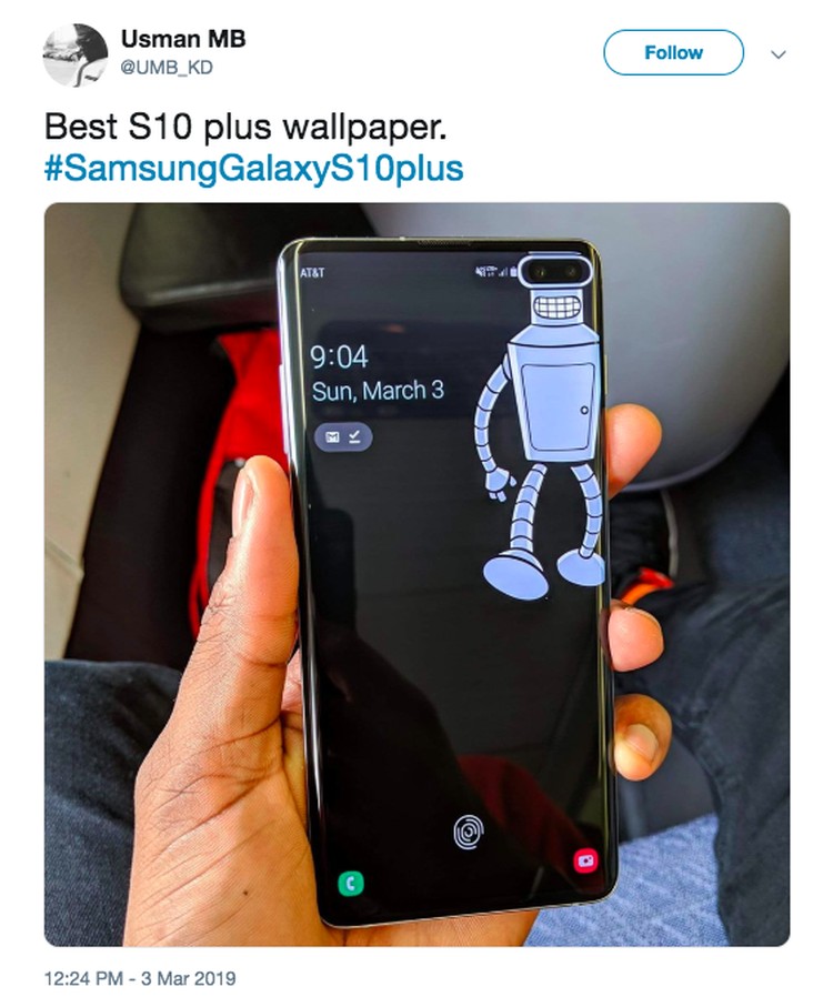 Marak Wallpaper Kreatif Sembunyikan Lubang Kamera Galaxy S10