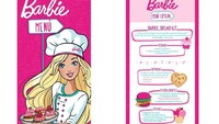 Ini bentuk menu di restoran hotel. Ada pizza berbentuk love, cemilan berwarna pink dan es krim stoberi dan lainnya. Semuanya serba pink! (dok Hilton Hotels & Resorts)