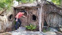 Sepertinya wedding outdoor ini hanya ada satu-satunya di Ciamis. Ini bisa jadi pilihan calon pengantin yang akan melangsungkan resepsinya (Dadang Hermansyah/detikcom)