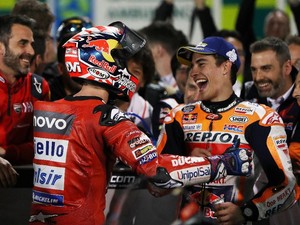 Sanjungan Tinggi Dovizioso untuk Marquez Usai Duel Sengit di Losail