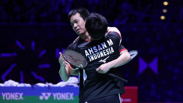 Mohammad Ahsan/Hendra Setiawan bakal menghadapi Hiroyuki Endo/Yuta Watanabe di babak final.