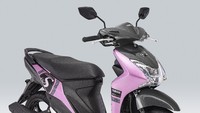 Pilihan warnanya adalah Magnificent Cyan, Mesmerize Pink, Mighty Black, Mysterious Red, dan Marvelous Blue untuk menunjang penampilan berkendara semakin stylish.Foto: dok. Yamaha Indonesia