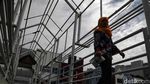 Duh, JPO di ITC Mangga Dua Rusak dan Tak Beratap