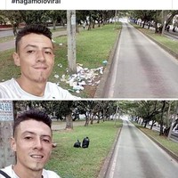 Geraka cinta lingkungan bisa dimulai dari hal-hal kecil seperti ini. Yuk, ikutan tantangan berfaedah ini, Trash Tag! Foto: Instagram