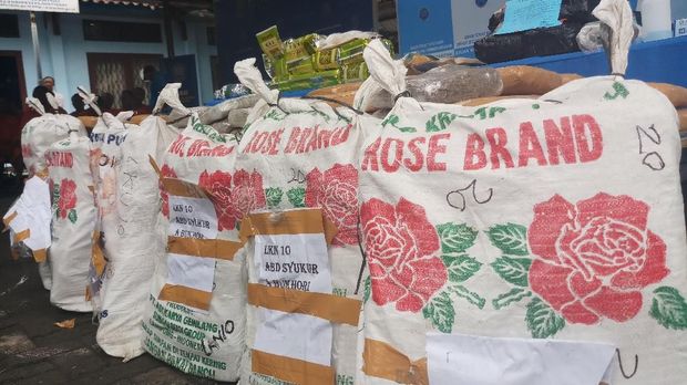 Barang bukti merupakan hasilpengungkapan selama Januari hingga Maret 2019.
