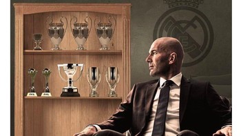 Reputasi mentereng Zidane mungkin akan kembali membantunya. Foto: istimewa