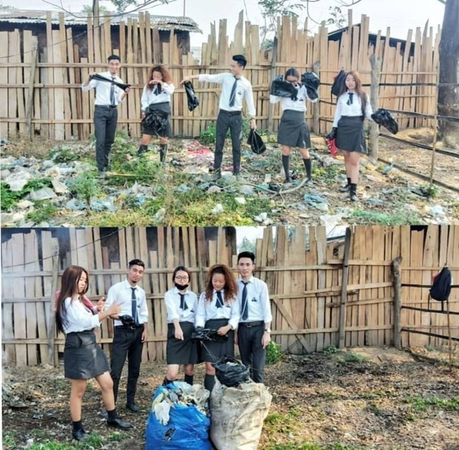 Tantangan Trash Tag tidak hanya dilakukan di jalan. Tapi juga taman, lapangan, hutan hingga pantai. Yang terpenting adalah meneruskan pesan ke banyak orang bahwa tindakan yang dianggap sepele seperti buang sampah pada tempatnya bisa berdampak besar pada lingkungan. Foto: Instagram