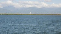 Dapeng Bay ini bisa dibilang laguna terbesar di pesisir barat daya Taiwan. Luas perairannya sekitar 532 hektar, dengan kedalaman 2 sampai 6 meter (Kurnia/detikcom)