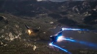 Dalam adegan kejar-kejaran antara Yon-Rogg dan Carol Denvers serta Mar-Vell, pesawat keduanya jatuh di danau. Lokasinya di Shaver Lake yang merupakan bagian dari Taman Nasional Sierra (Marvel Studios)