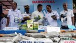 Lagi, BNN Musnahkan 1,3 Ton Ganja dan 18 Kg Sabu