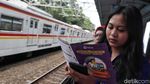 Aksi Srikandi Cantik Kampanye Pelecehan Seksual di KRL