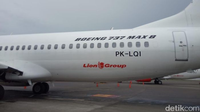 Foto: Boeing 737 Max 8 milik Lion Air (Herdi Alif Alhikam) Foto: Boeing 737 Max 8 milik Lion Air (Herdi Alif Alhikam)