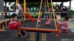 Potret Riang Anak-anak Bermain di RPTRA Tidung Ceria
