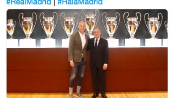 Zidane bilang ia kembali karena ia sungguh cinta Real Madrid. Foto: istimewa