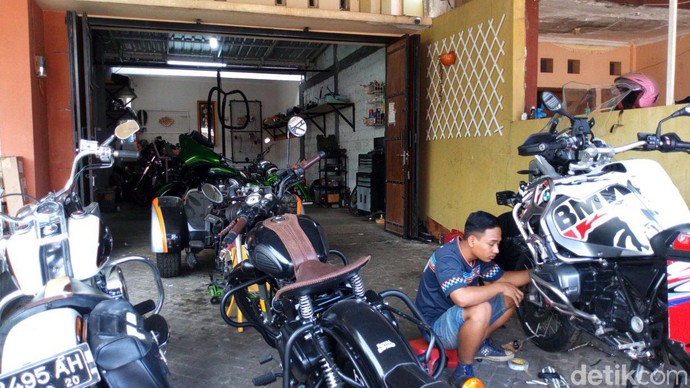 Bengkel Harley Dondi Pernah Servis Moge Gibran