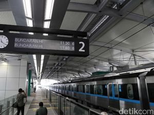 PSBB Diperpanjang, MRT Jakarta Tutup 7 Stasiun
