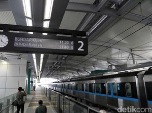 PSBB Diperpanjang, MRT Jakarta Tutup 7 Stasiun