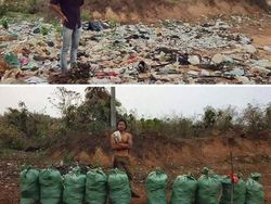 Inspiratif! Tantangan #Trashtag Ajak Bersihkan Lingkungan