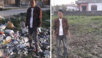 Hanya butuh satu jam untuk pria ini membersihkan sampah-sampah tersebut. Foto: Bored Panda