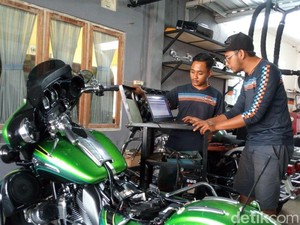 Bengkel Harley di Semarang Ini Pernah Tangani Motor Gibran