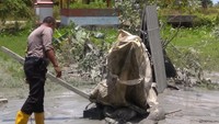 Sehari setelahnya, polisi turun ke lokasi kejadian. (Foto: dok. Polda Maluku)