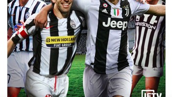 Ronaldo bersama para legenda Juventus dalam malam-malam terbaik di Liga Champions. Foto: istimewa