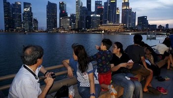 Suasana di lokasi yang sama saat ini. Foto: Reuters