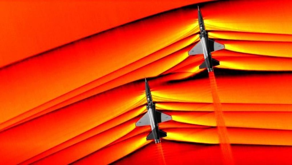 NASA Pamer Gambar Gelombang Supersonik Menakjubkan